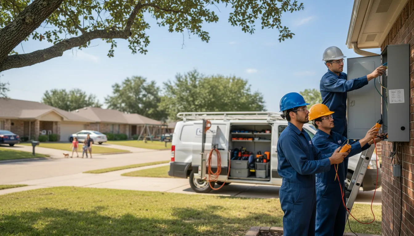 Certified electrician providing emergency electrical services in Bruceton, TN